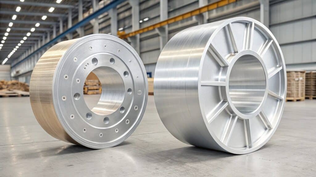 Samples of 6061 and 6063 aluminum alloy products